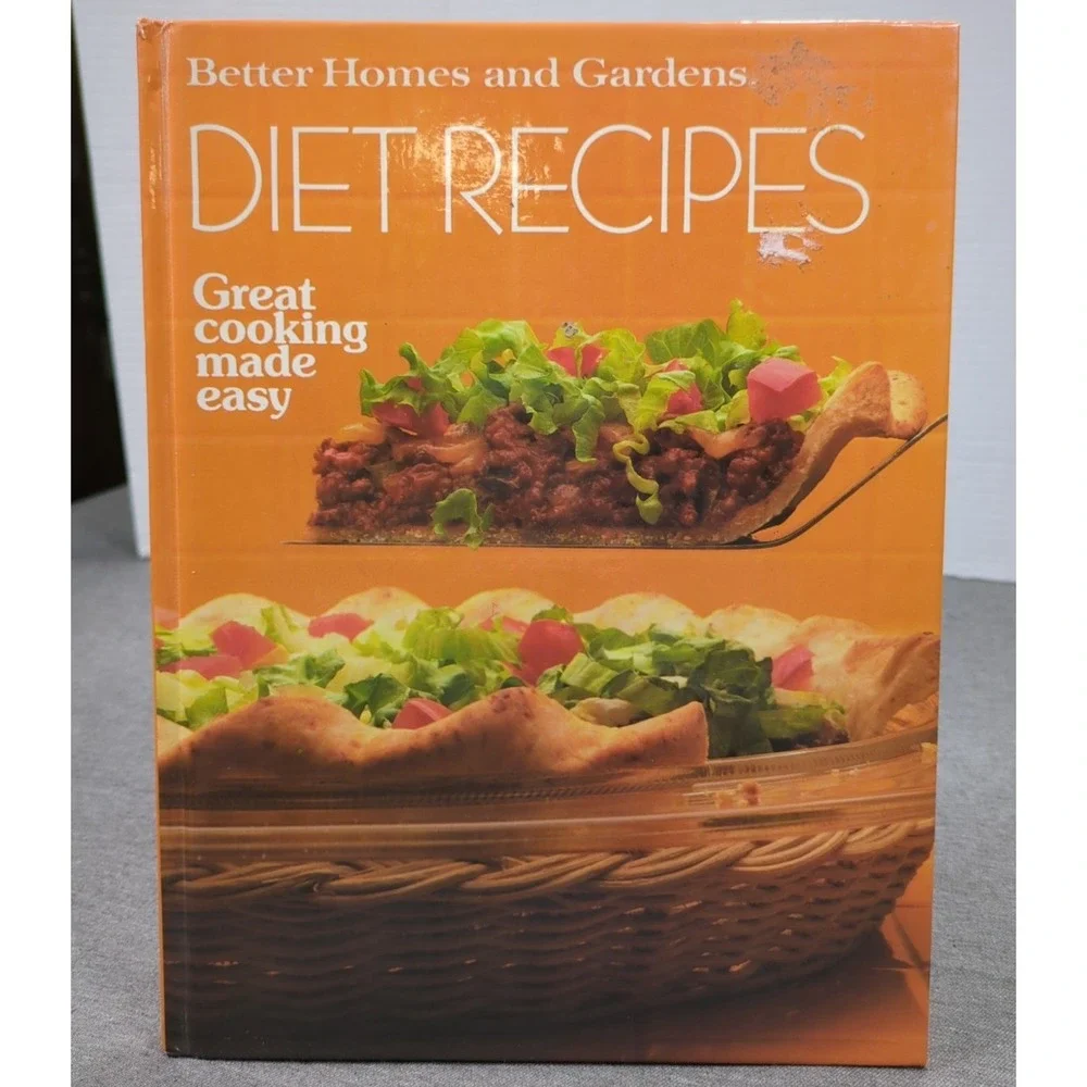 1986 Better Homes and‎ Gardens Diet Recipes VTG Cookbook First Edition Hardcover